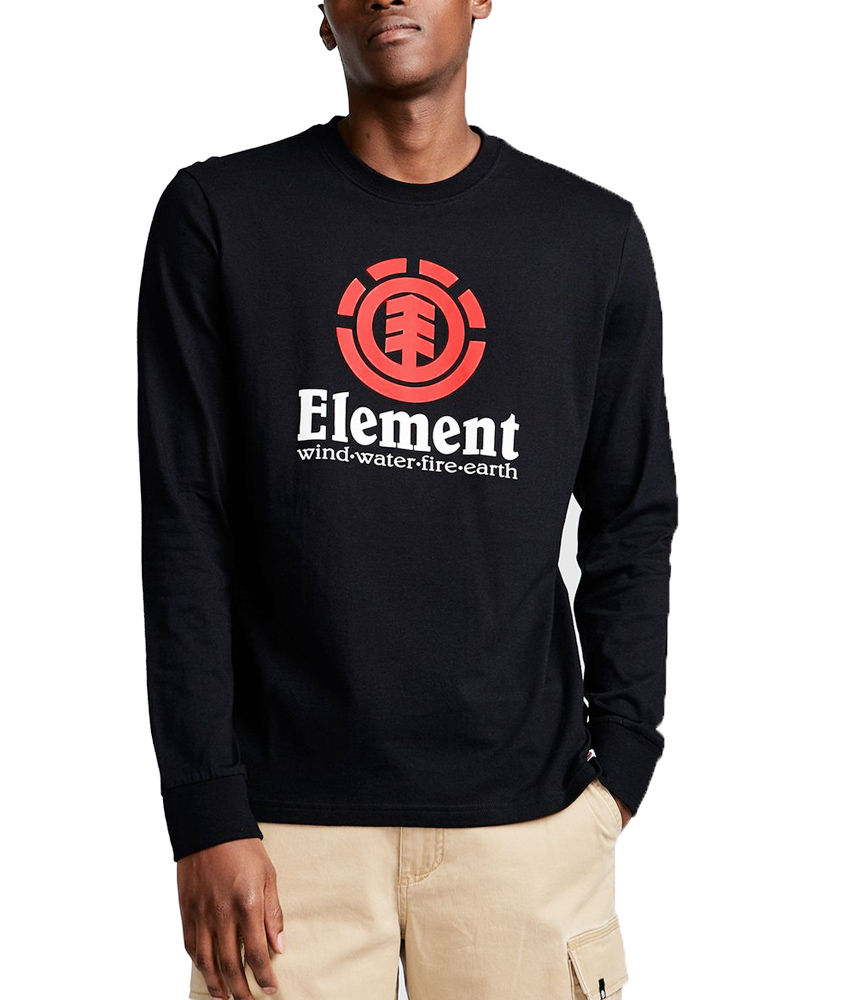 Element t-shirt Vertical Flint Black