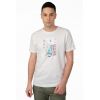 Rebase Ανδρική Μπλούζα  Βαμβακερή 241-RTS-264 White - T-Shirt  στο Bodyman