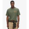 Superdry Ανδρική Μπλούζα Βαμβακερή M1012081A-3JZ Green Loose Fit - T-Shirt  στο Bodyman