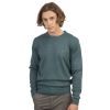 Rebase Ανδρικό Βαμβακερό Πουλόβερ 242RKNIT-8000 Teal Melange - Πουλόβερ στο Bodyman