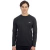 Rebase Ανδρικό Μακρυμάνικο T-Shirt 242RTS-9000 Black - Mακρυμάνικες στο Bodyman
