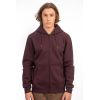 Rebase Ανδρική Ζακέτα Φούτερ 242RTOP-1000 Aubergine - Ζακέτες στο Bodyman