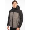 Rebase Ανδρικό Μπουφάν Puffer 242RJK-2006B Cement Black - Μπουφάν στο Bodyman
