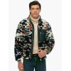 Superdry Ανδρική Ζακέτα Πρόβατο M2014287A-HYW Printed Fleece Zip Thru - Ζακέτες στο Bodyman