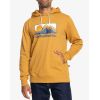 Quiksilver Ανδρικό Φούτερ EQYSF03153-CMT0 Mustard - Φούτερ Κουκούλα  στο Bodyman
