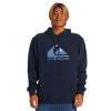 Quiksilver Ανδρικό Φούτερ AQYFT03356-KTP0 Big Logo Blue - Φούτερ Κουκούλα  στο Bodyman