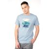 Rebase Ανδρική Μπλούζα  Βαμβακερή 241-RTS-269 Siel - T-Shirt  στο Bodyman