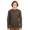 Rebase Ανδρικό Μακρυμάνικο T-Shirt 242RTS-9000 Khaki - Mακρυμάνικες στο Bodyman