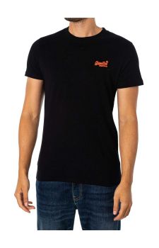 Superdry Ανδρικό T-Shirt M1011245A-A0C Essential Logo EMB Black - T-Shirt  στο Bodyman