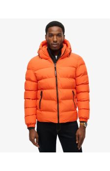 Superdry Ανδρικό Μπουφάν Puffer M5011905A-WZT Orange - Μπουφάν στο Bodyman