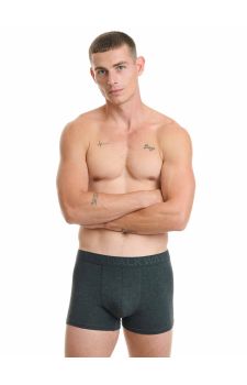 Walk Ανδρικό Boxer 2Pack W1761-1-0914 Anthracite Grey - Boxer στο Bodyman