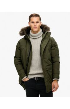 Superdry Ανδρικό Μπουφάν Parka Everest M5011929A-D8B Army Khaki - Μπουφάν στο Bodyman