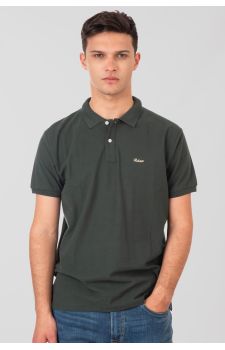 Rebase Ανδρική Μπλούζα  Polo Βαμβακερή 251RPS-3032 Forest Green - Polo μπλούζες στο Bodyman