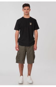 Rebase Ανδρική Βερμούδα Cargo 251RMSHO-7011 Khaki - Βερμούδες στο Bodyman