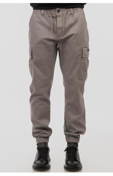 Rebase Ανδρικό Παντελόνι Cargo 251RCCP-4027 LT Charcoal - Παντελόνια στο Bodyman