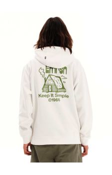 Emerson Ανδρικό Φούτερ Με Κουκούλα 252.EM20.13 Off White - Φούτερ Κουκούλα  στο Bodyman