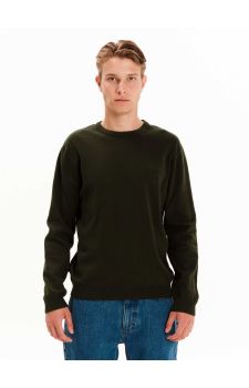 Emerson Ανδρικό Βαμβακερό Πουλόβερ 252.EM70.90 Olive - ΝΕΕΣ ΠΑΡΑΛΑΒΕΣ στο Bodyman
