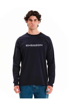 Emerson Ανδρική Μακρυμάνικη Μπλούζα 252.EM31.01-D.BLUE - Mακρυμάνικες στο Bodyman