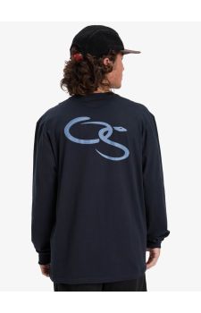 Quiksilver Ανδρική Μακρυμάνικη Μπλούζα EQYZT08194-KVJ0 Snake Type - Mακρυμάνικες στο Bodyman