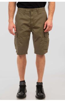 Rebase Ανδρική Βερμούδα Cargo 251RMSHO-7001-Khaki - Βερμούδες στο Bodyman