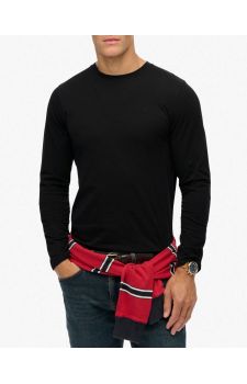 Superdry Ανδρική Μακρυμάνικη Μπλούζα M6010910A-02A Classic Essential Top ls - Mακρυμάνικες στο Bodyman