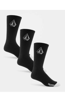 Volcom Ανδρικές Κάλτσες 3pack D6302004-BLK Full Stone - Κάλτσες στο Bodyman