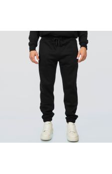 Rebase Ανδρική Φόρμα Φούτερ 252RPAN-6021 Black - Φόρμα παντελόνι στο Bodyman