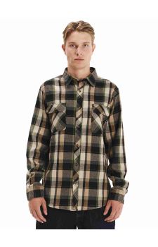 Emerson Ανδρικό Πουκάμισο Καρό 252.EM60.80 Green Beige - Μακρυμάνικα Πουκάμισα  στο Bodyman