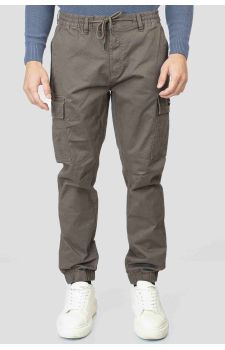 Rebase Ανδρικό Παντελόνι Cargo 252RCCP-4051 Smoke Grey - Παντελόνια στο Bodyman