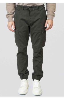 Rebase Ανδρικό Παντελόνι Cargo 252RCCP-4051 Forest Green - Παντελόνια στο Bodyman
