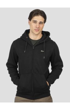 Rebase Ανδρική Ζακέτα Φούτερ 252RTOP-1059 Black - Ζακέτες στο Bodyman