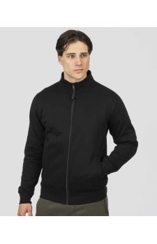 Rebase Ανδρική Ζακέτα Φούτερ 252RTOP-1061 Black - Ζακέτες στο Bodyman
