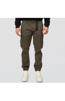 Rebase Ανδρικό Παντελόνι Cargo 252RCCP-4050 Khaki - Παντελόνια στο Bodyman