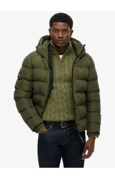 Superdry Ανδρικό Μπουφάν Puffer M5011905A-H1Q Hooded Sports - ΝΕΕΣ ΠΑΡΑΛΑΒΕΣ στο Bodyman