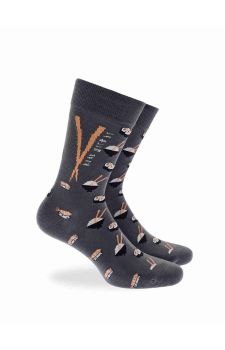 Walk Ανδρικές Κάλτσες W1064-37-10 Dark Grey - Κάλτσες στο Bodyman