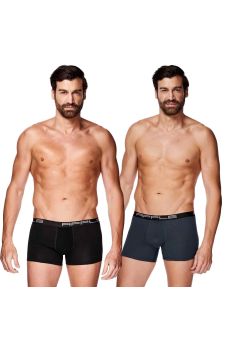 Apple Ανδρικά Μπόξερ 2Pack 0112969 Black Anthracite - Boxer στο Bodyman