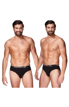 Apple Ανδρικό Σλιπ 2Pack 0212969 Black - Slip στο Bodyman