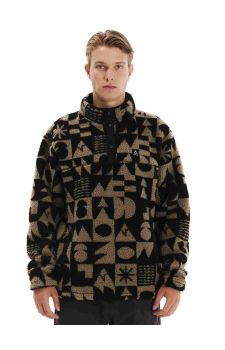 Emerson Ανδρικό Φούτερ Sherpa 252.EM280.412 PR542B Beige - Φούτερ χωρίς κουκούλα  στο Bodyman