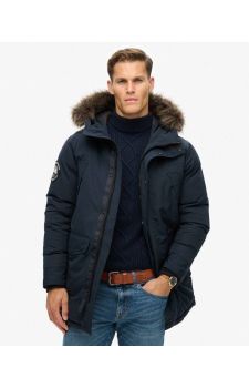 Superdry Ανδρικό Μπουφάν Parka Everest M5011929A-98T Navy - Μπουφάν στο Bodyman