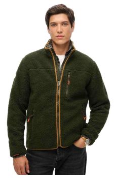 Superdry Ανδρική Ζακέτα Πρόβατο M2014140A-1KM Outdoor Full Zip Fleece - Ζακέτες στο Bodyman