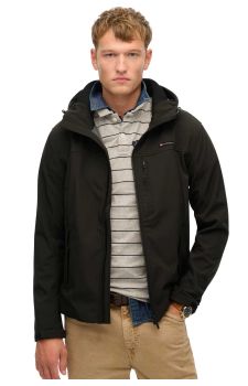 Superdry Ανδρικό Μπουφάν Soft Shell Trekker M5012103A-02A Black - Μπουφάν στο Bodyman