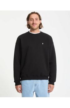 Volcom Ανδρικό Φούτερ Λαιμόκοψη A4632502-BLK Single Stone Crew - Φούτερ χωρίς κουκούλα  στο Bodyman