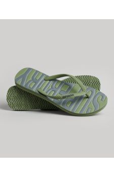 Superdry Σαγιονάρες MF310237A-ZTV Vintage Vegan Olive - ΣΑΓΙΟΝΑΡΕΣ στο Bodyman