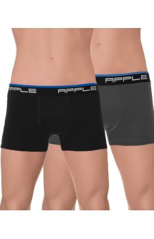 Apple Boxer 2Pack 0112934 Anthracite Black - Boxer στο Bodyman