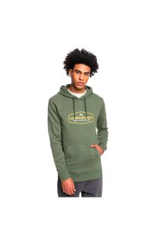 Quiksilver Hood EQYSF03145-CQY0 Omni Lockup Green - Φούτερ Κουκούλα  στο Bodyman