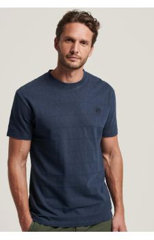 Superdry Ανδρικό T-shirt M1011570A-98T Vintage Texture Tee Navy - T-Shirt  στο Bodyman