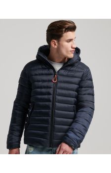 Superdry Jacket M5011821A-98T Fuji Puffer Navy - Μπουφάν στο Bodyman