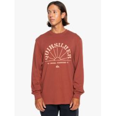 Quiksilver Ανδρικό Μακρυμάνικο T-Shirt EQYZT07909-CQN0 Henna - Mακρυμάνικες στο Bodyman