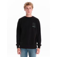 Emerson Ανδρικό Φούτερ Crew Neck 242.EM20.15 Black - Φούτερ χωρίς κουκούλα  στο Bodyman