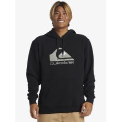 Quiksilver Ανδρικό Φούτερ AQYFT03356-KVJ0 Big Logo Black - Φούτερ Κουκούλα  στο Bodyman